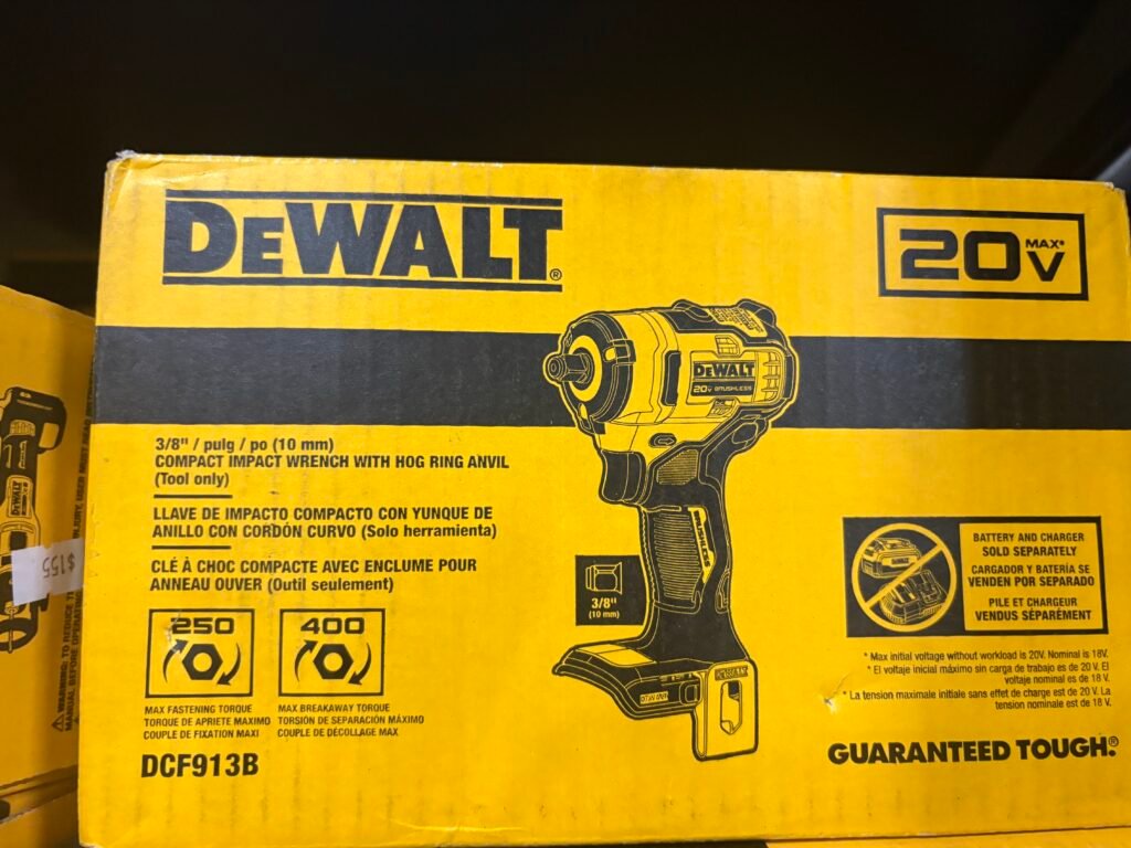 3/8 COMPACT IMPACT WRENCH WITH HOG ANVIL (Tool Only) DCF913B