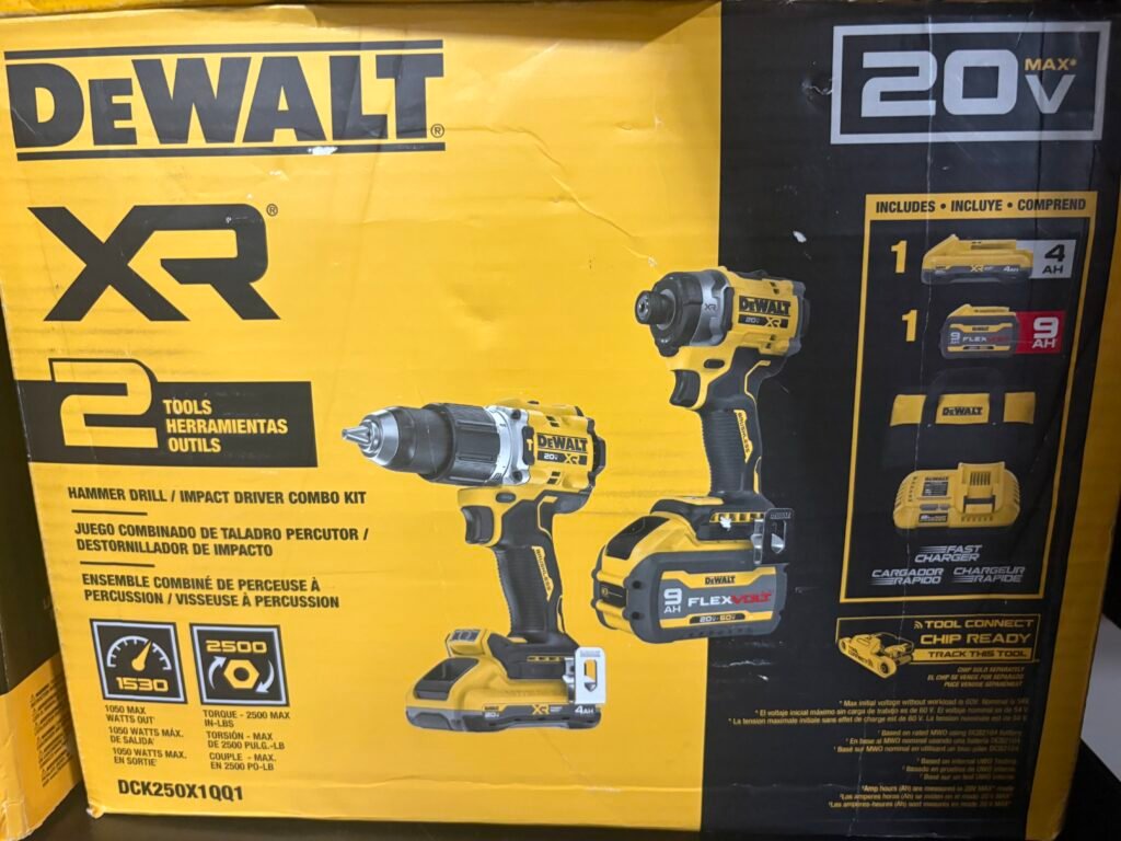 HAMMER DRILL / IMPACT DRIVER COMBO KIT DCK250X1QQ1
