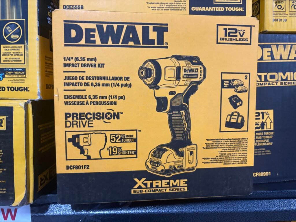 IMPACT DRIVER KIT DCF801F2