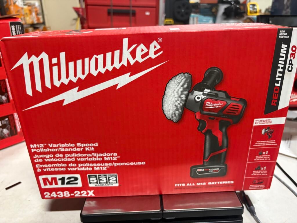 M12 Variable Speed Polisher/Sander Kit 2438-22X