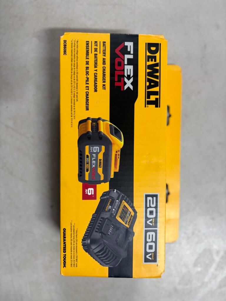 6AH FLEXVOLT BATTERY AND CHARGER KIT DCB606C