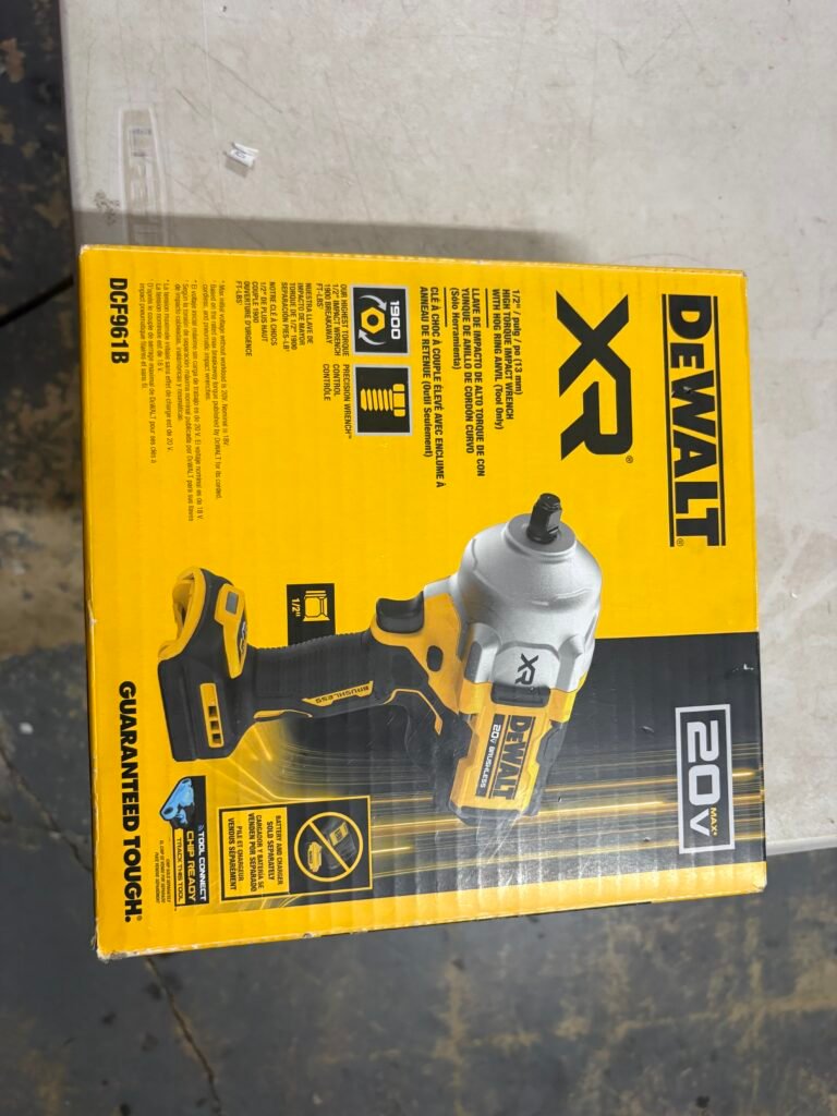 HIGH TORQUE IMPACT WRENCH WITH HOG RING ANVIL (Tool Only) DCF961B