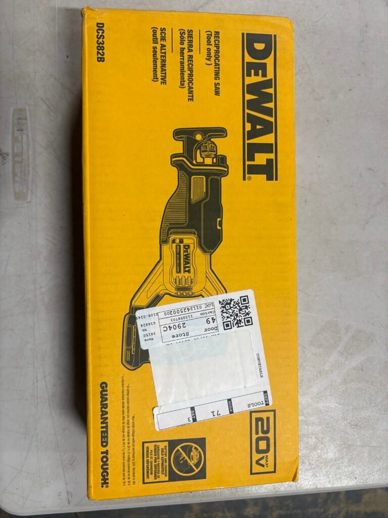RECIPROCATING SAW (Tool Only) DCS382B